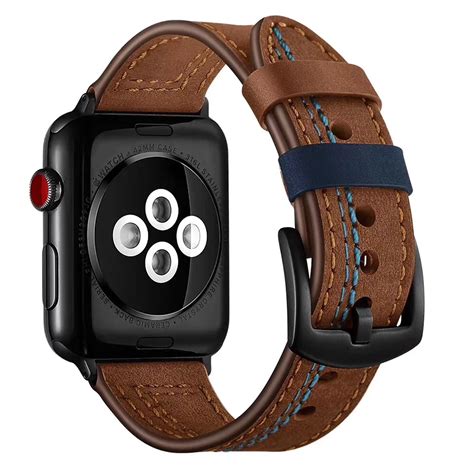 leather bands for apple watch|leather apple watch bands men's.